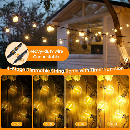 G40 LED Outdoor String Lights,