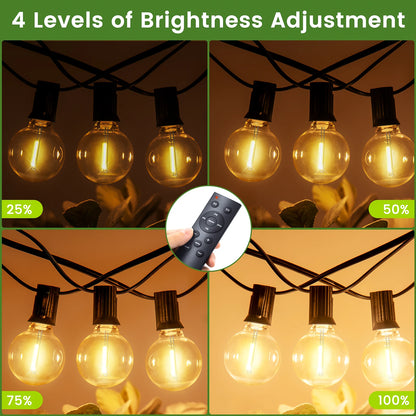 G40 LED Outdoor String Lights,