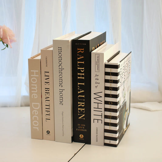 3-Piece Fake Book Set Coffee Table Decor