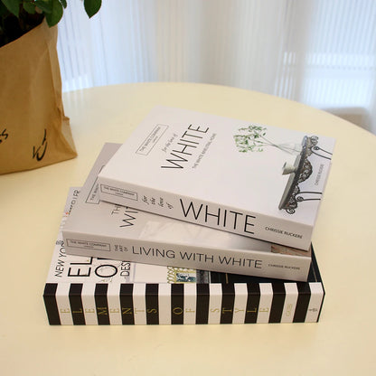 3-Piece Fake Book Set Coffee Table Decor