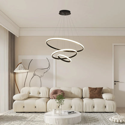 Modern 3-Ring Pendant Light