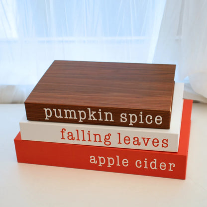 3-Piece Fake Book Set Coffee Table Decor