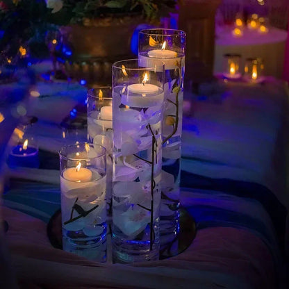 20-Piece Smokeless Floating Candles for Valentine’s Day, Weddings, and Party Décor