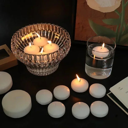 20-Piece Smokeless Floating Candles for Valentine’s Day, Weddings, and Party Décor