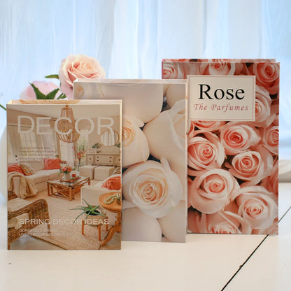 3-Piece Fake Book Set Coffee Table Decor
