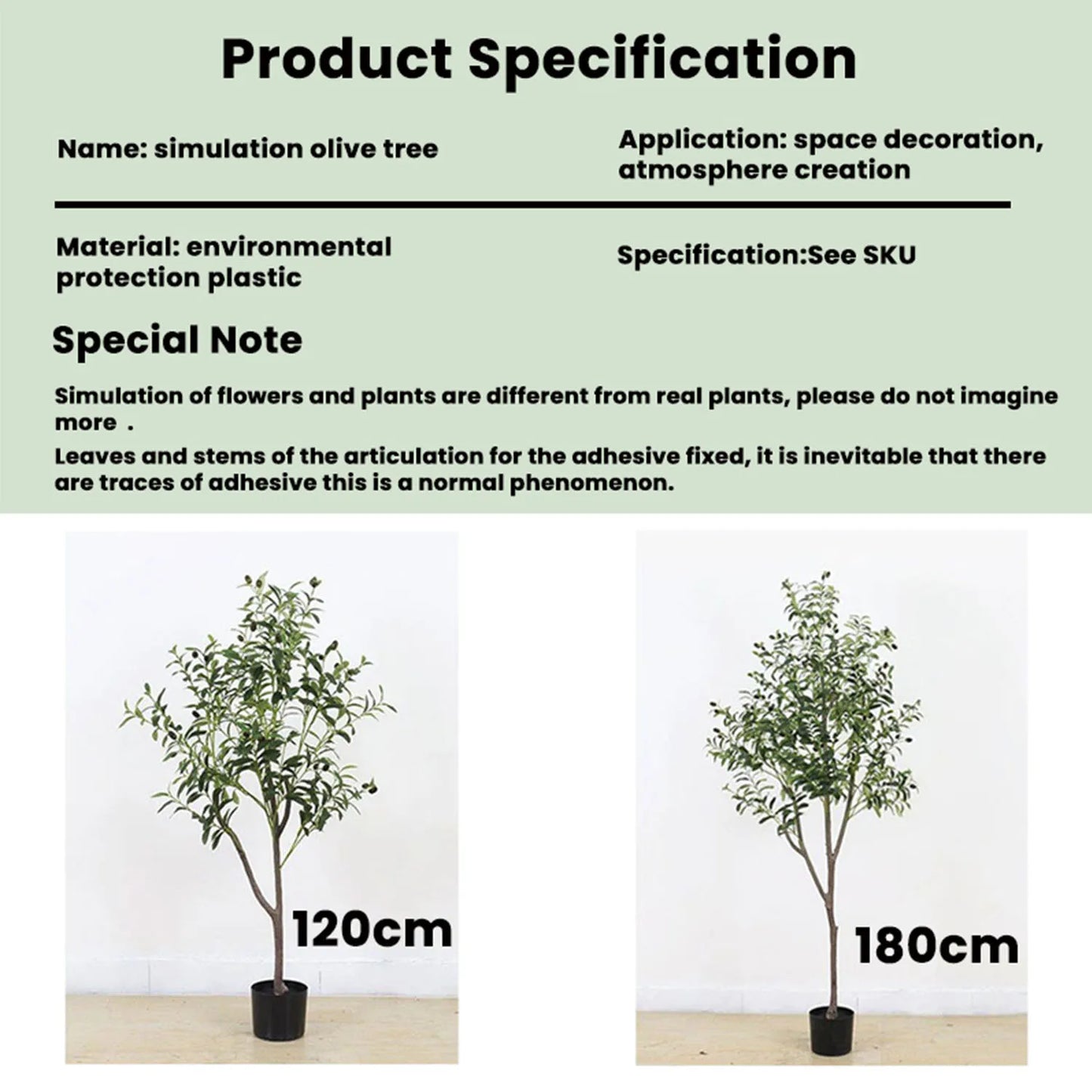 Realistic Faux Olive Tree for Home, Office, and Garden Decor