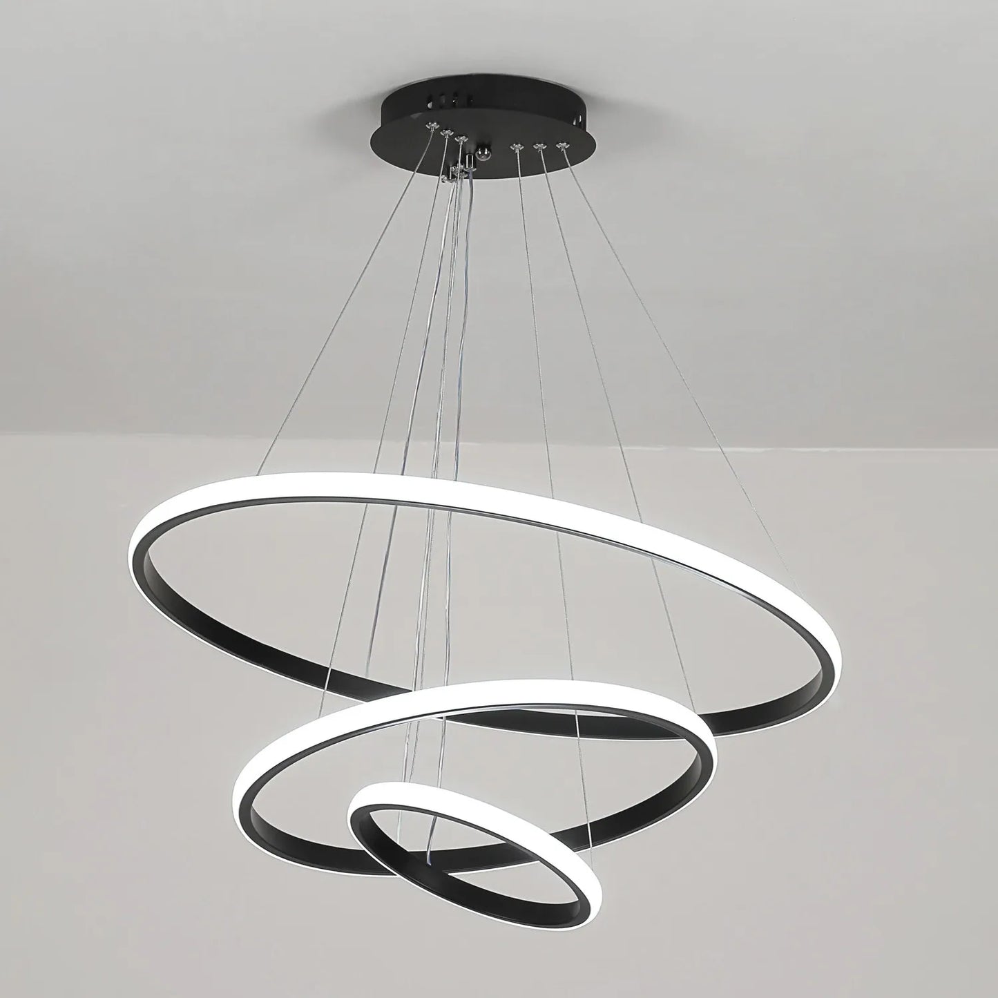 Modern 3-Ring Pendant Light