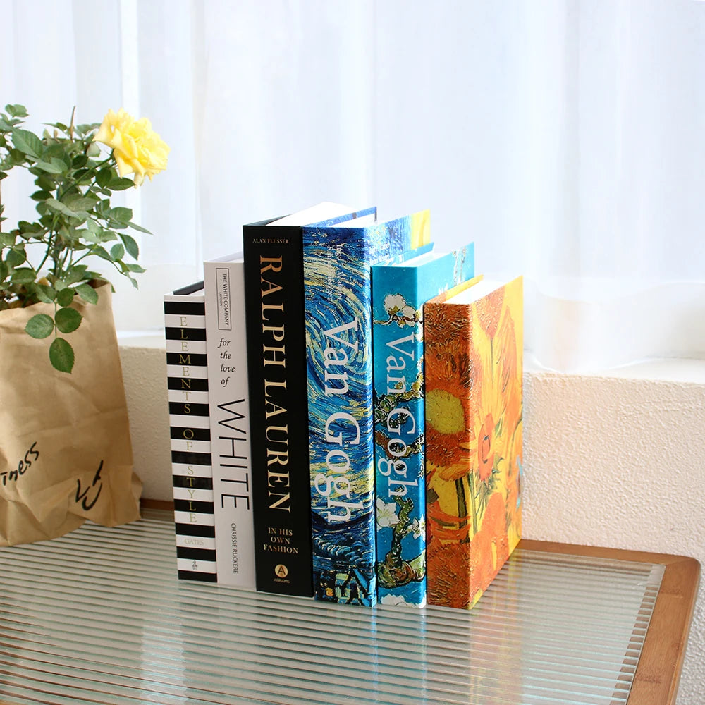 3-Piece Fake Book Set Coffee Table Decor