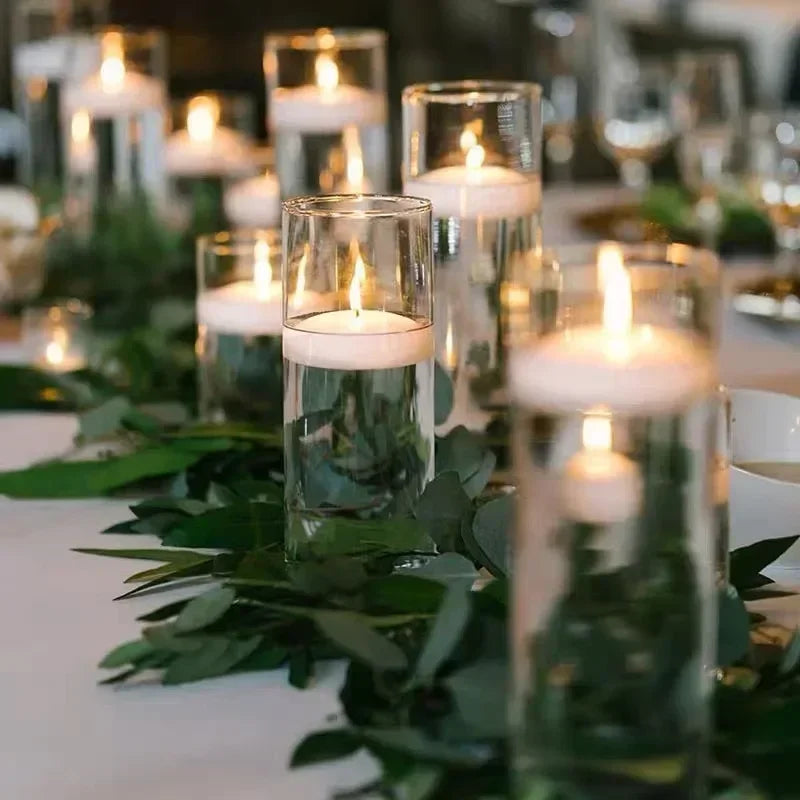 20-Piece Smokeless Floating Candles for Valentine’s Day, Weddings, and Party Décor