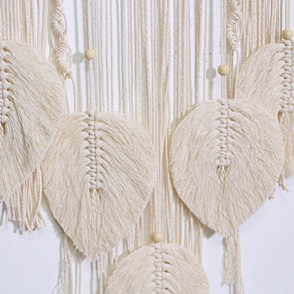 Macrame Dream Catcher Boho Leaf Wall Hanging