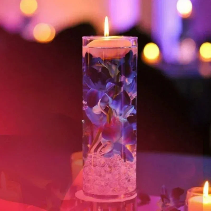 20-Piece Smokeless Floating Candles for Valentine’s Day, Weddings, and Party Décor
