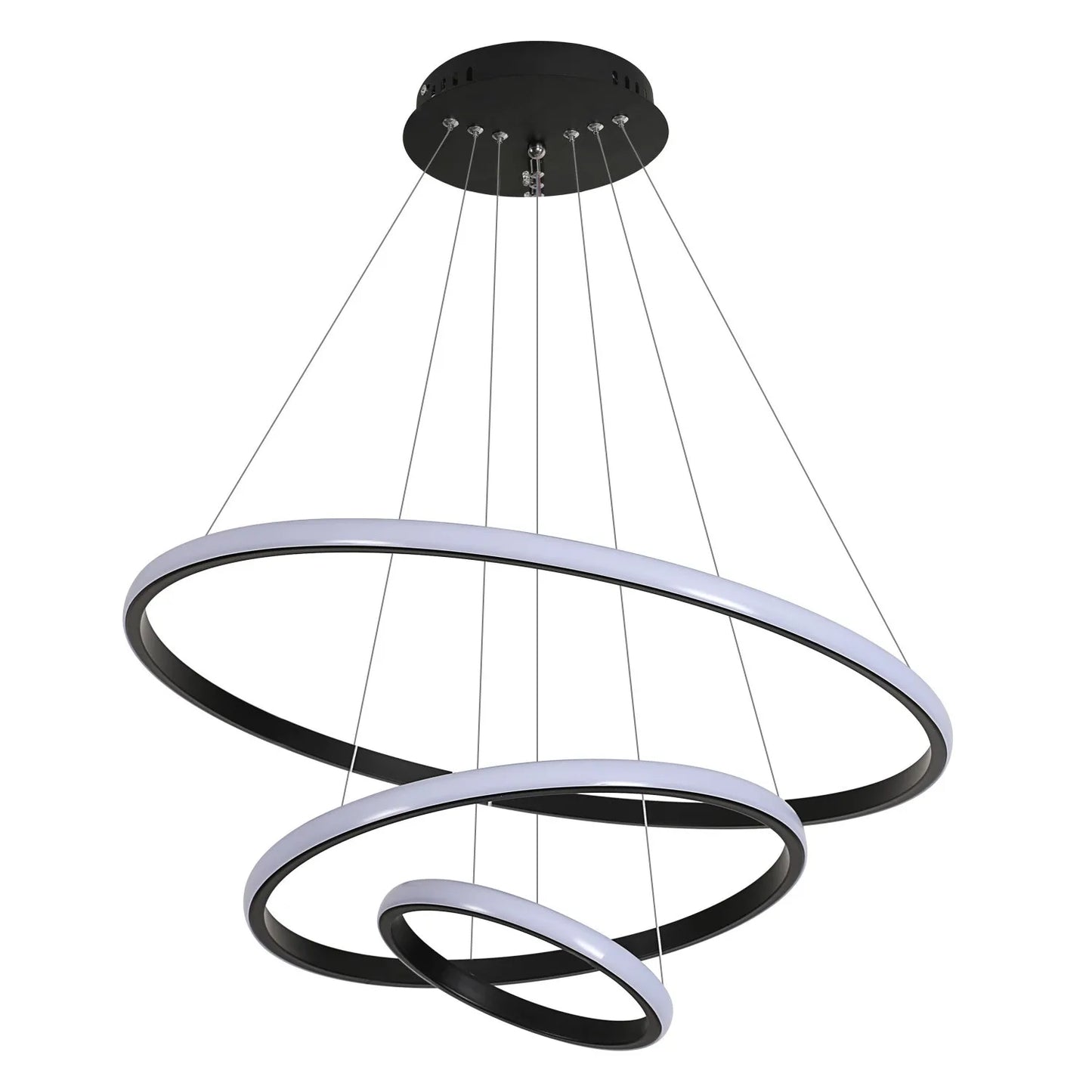 Modern 3-Ring Pendant Light