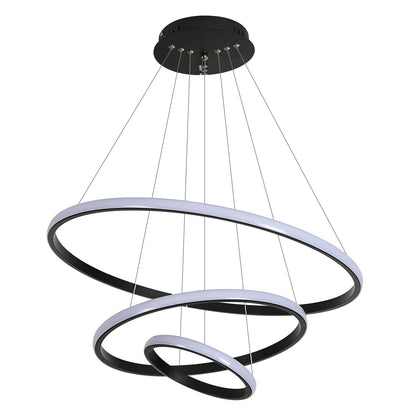 Modern 3-Ring Pendant Light